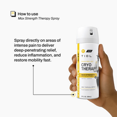 TIDL Max Strength Cryotherapy Pain Relieving Spray