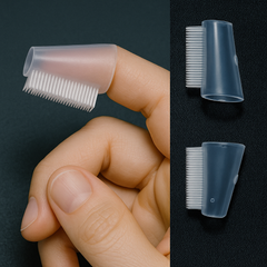 No-Shank Fingertip Toothbrush