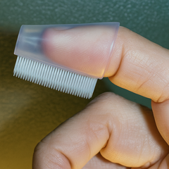 No-Shank Fingertip Toothbrush