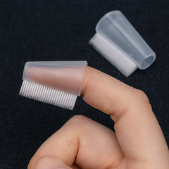No-Shank Fingertip Toothbrush