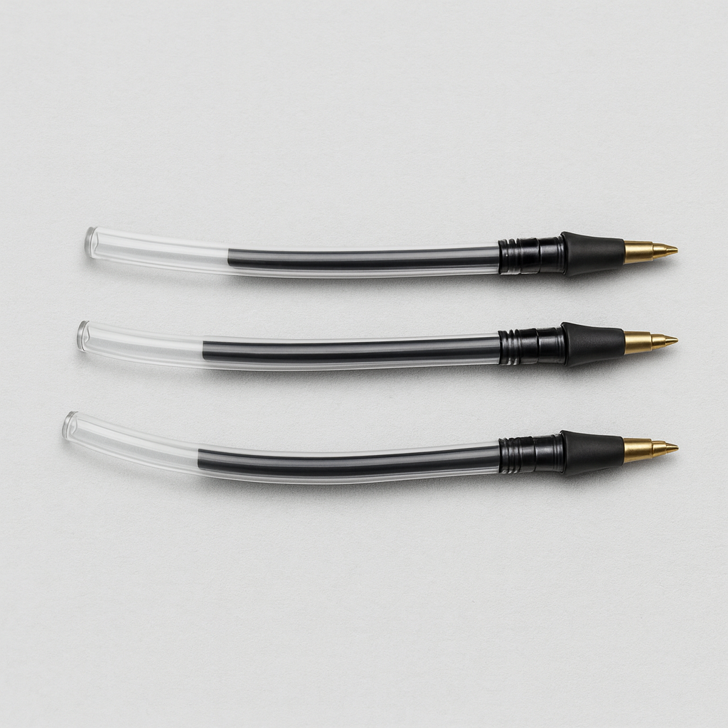 York 650 Clear Poly-Flex Security Pen