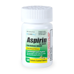 CareALL¨ Aspirin, Adult Low Dose E.C. Tablets, 81mg, 120/bt (NBE Bayer 81mg)