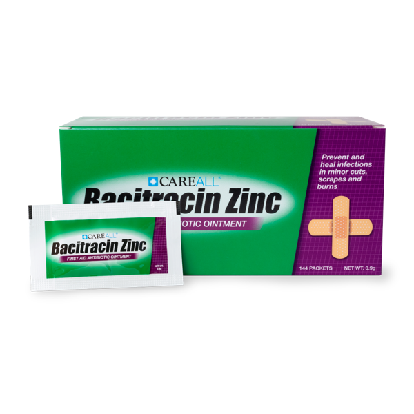 CareALL¨ 0.9g Bacitracin Ointment Packet (144 per box)