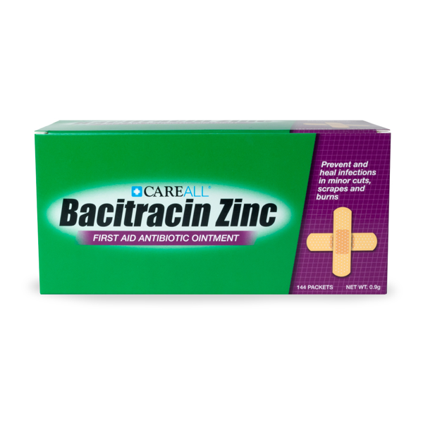 CareALL¨ 0.9g Bacitracin Ointment Packet (144 per box)
