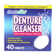 Freshmint® Denture Cleanser Tablets (40 tabs per box) (NBE Efferdent)