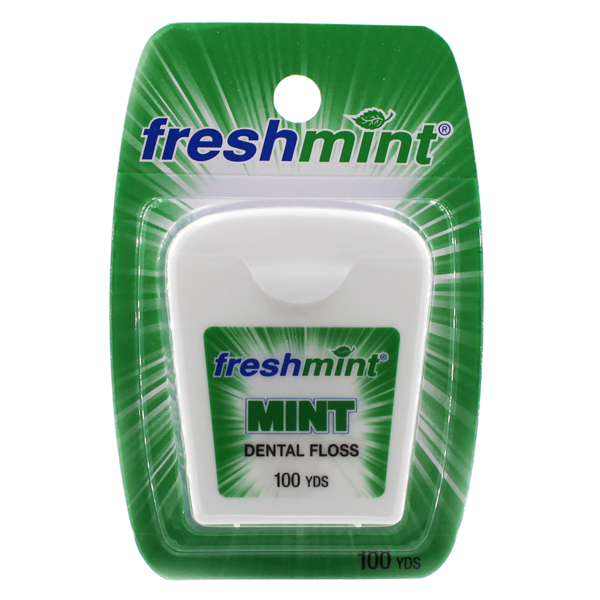 Freshmint® 100 Yards Mint Waxed Dental Floss