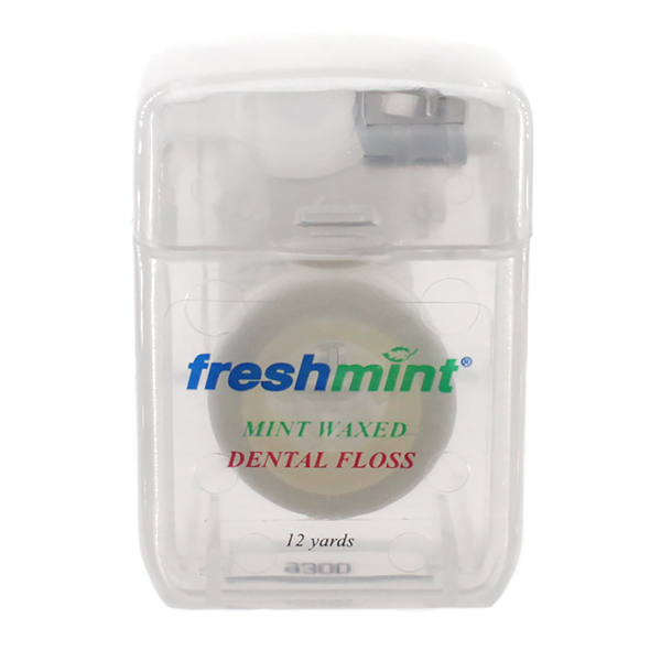 Freshmint® 12 Yards Mint Waxed Dental Floss