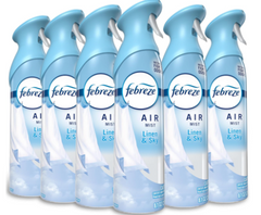 Febreze Air Freshener spray (8.1 oz - 6 Pack)