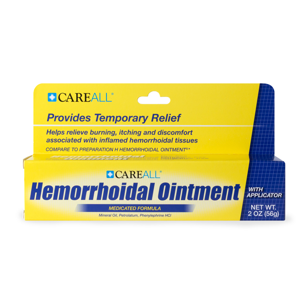 CareALL® 2 oz. Hemorrhoidal Ointment with Applicator (NBE Preparation H)