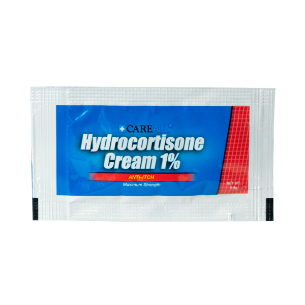 CareALL® 0.9g 1% Hydrocortisone Cream Packet (144 per box)