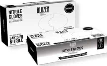 Black Color Nitrile Gloves XL Size (100 Ct)