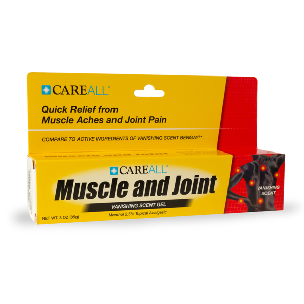 CareALL® 3 oz. Muscle & Joint Gel (NBE Vanishing Scent Bengay)