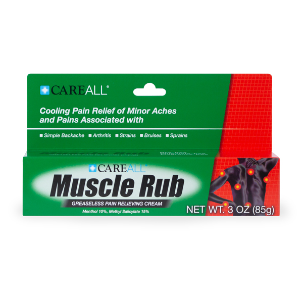 CareALL 3 oz. Muscle Rub (10% Menthol, 15% Methyl Salicylate)