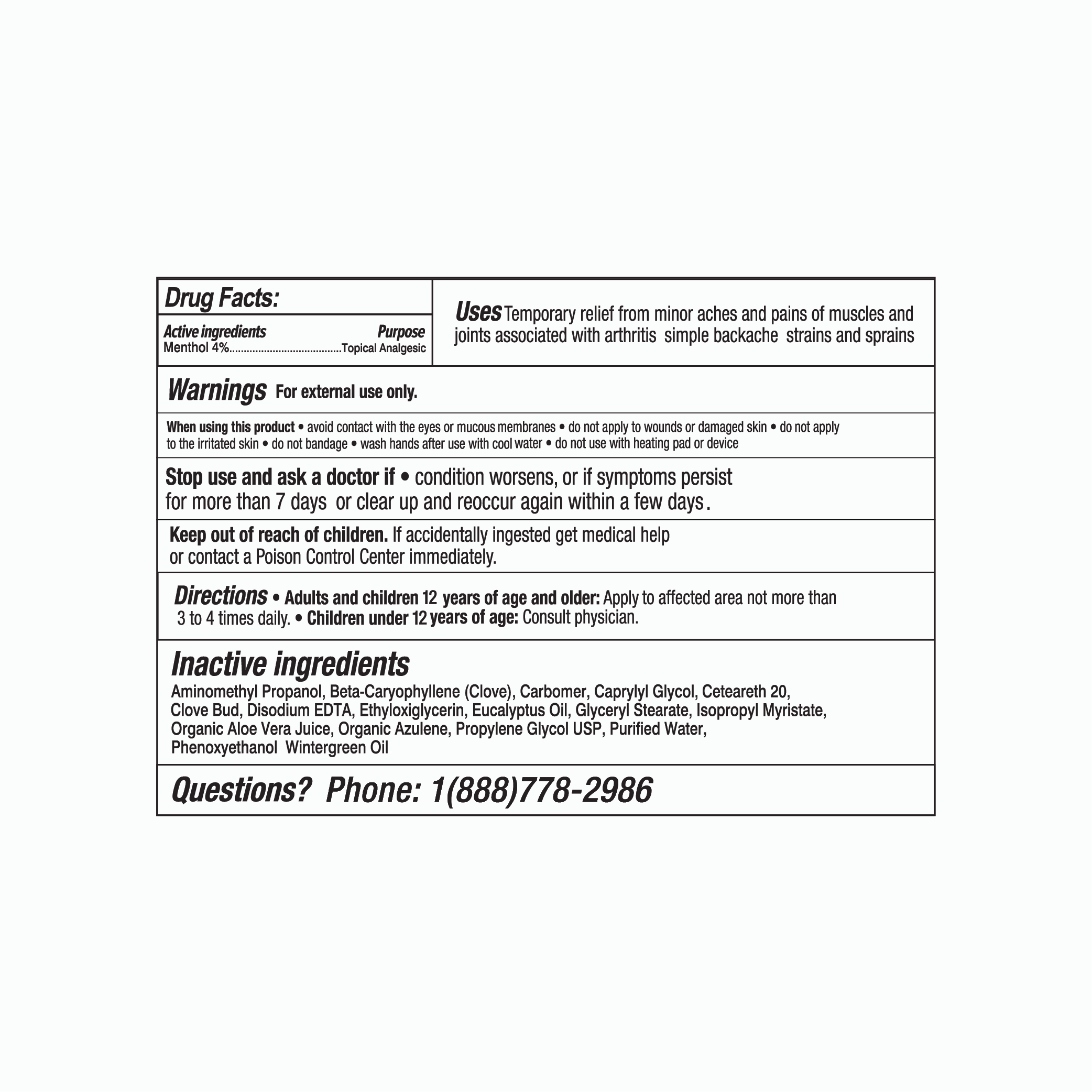 TIDL Pain Relieving Cryotherapy 3 oz (3 Pack)