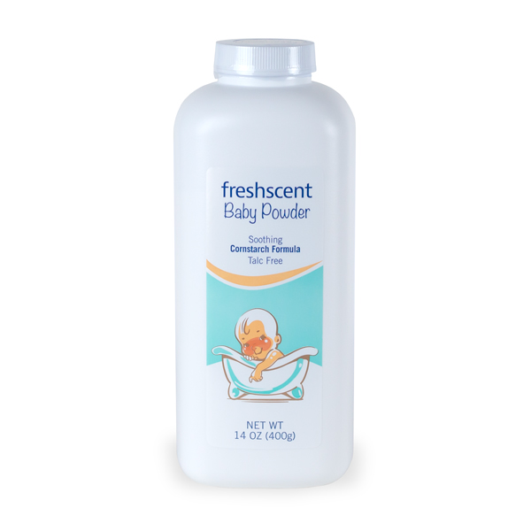 Freshscent™ 14 oz. Cornstarch Baby Powder (Talc Free)