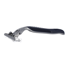 Triple Blade Razor with Lubricating Strip (Blue Handle)