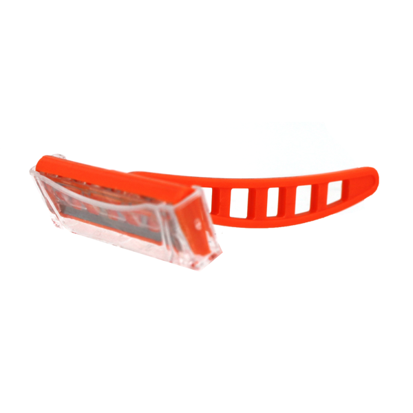 Short Handle Security Razor (Orange Handle)