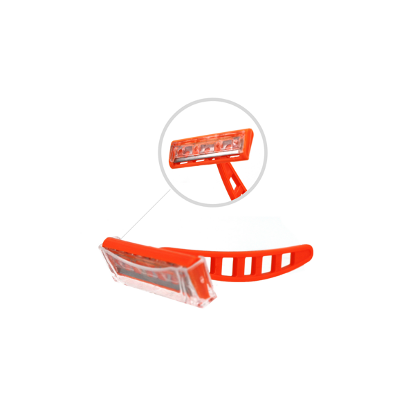Short Handle Security Razor (Orange Handle)