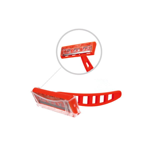 Orange Short Handle Security Razor
