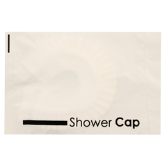 18 1/2" Shower Cap wrapped in printed polybag