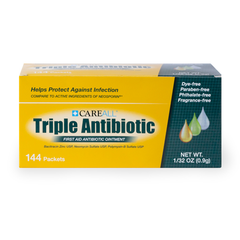 CareALL® 0.9g Triple Antibiotic Ointment Packet (144 per box) (NBE Neosporin)