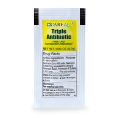 CareALL® 0.9g Triple Antibiotic Ointment Packet (25 per box) (NBE Neosporin)