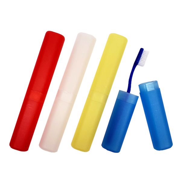 Toothbrush Holder; 8" Long (Multi-Colored) (Individually Wrapped)
