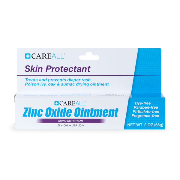 CareALL® 2 oz. Zinc Oxide Ointment (20% Zinc Oxide)