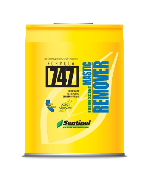 Sentinel 747C Low Odor Mastic Remover * VOC Compliant Formula - Pacific Link Inc