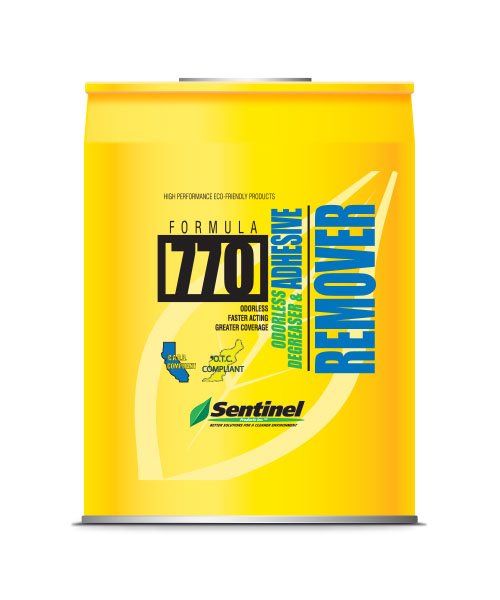 Sentinel 770 Odorless Adhesive/Degreaser Cleaner - Pacific Link Inc