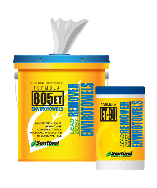 Sentinel 805 Envirotowel for Lead Dust - Non-Phosphate Formula - Pacific Link Inc